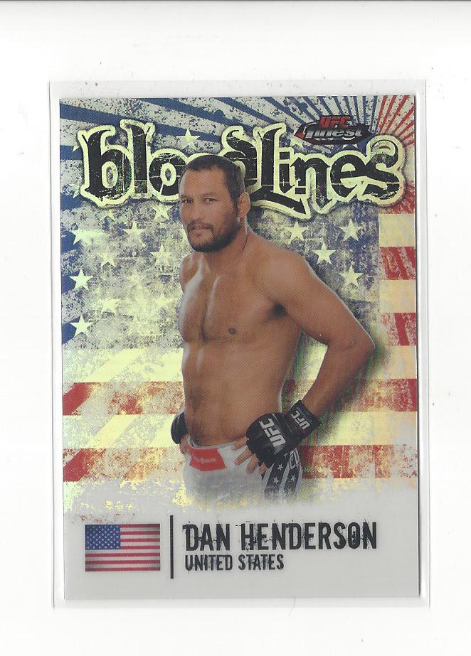 2012 Topps Finest UFC Bloodlines (Refractor) Insert Singles - You Choose - Picture 10 of 11