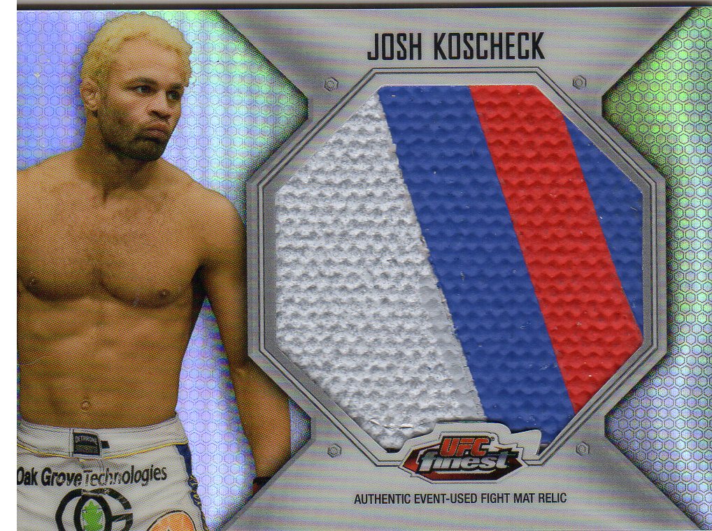 2012 Finest UFC Jumbo Fight Mat Relics #FFJMJK Josh Koscheck