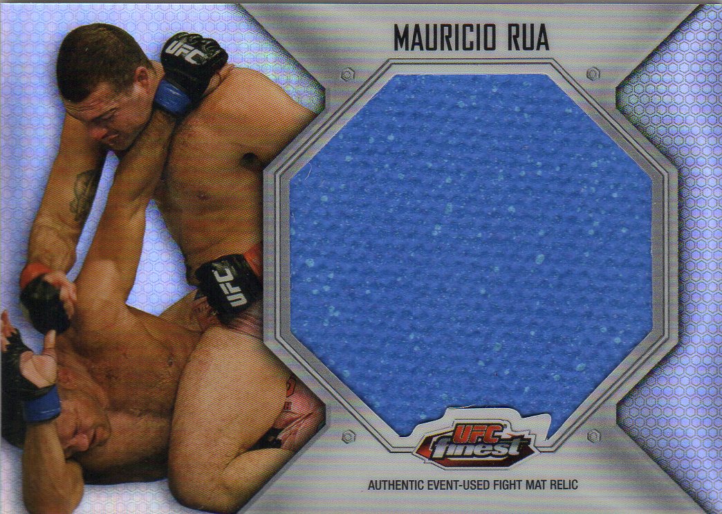 2012 Finest UFC Jumbo Fight Mat Relics #FFJMMR Mauricio Rua