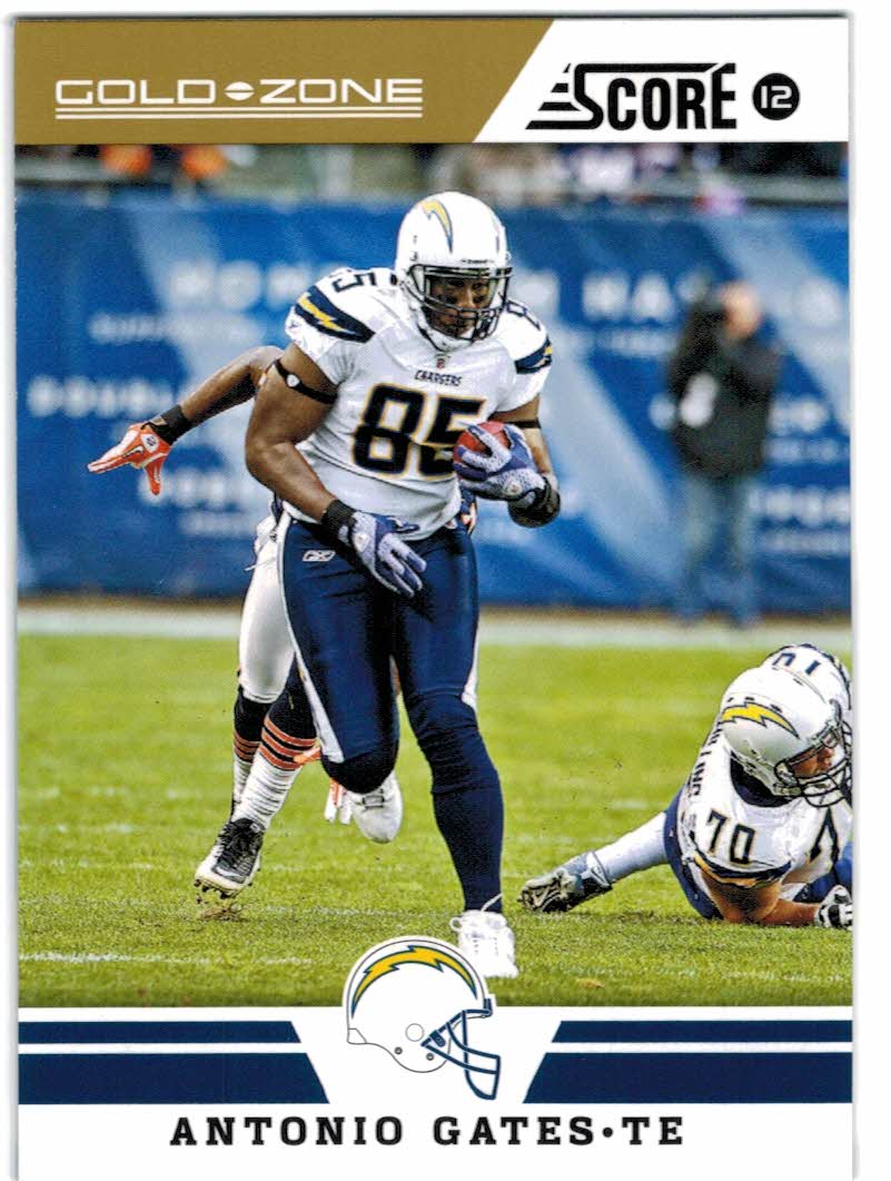 Antonio Gates football card (San Diego Chargers) 2009 Upper Deck