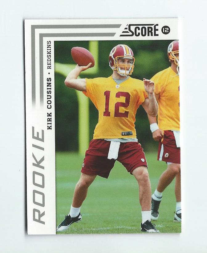 2012 Score Glossy #343 Kirk Cousins