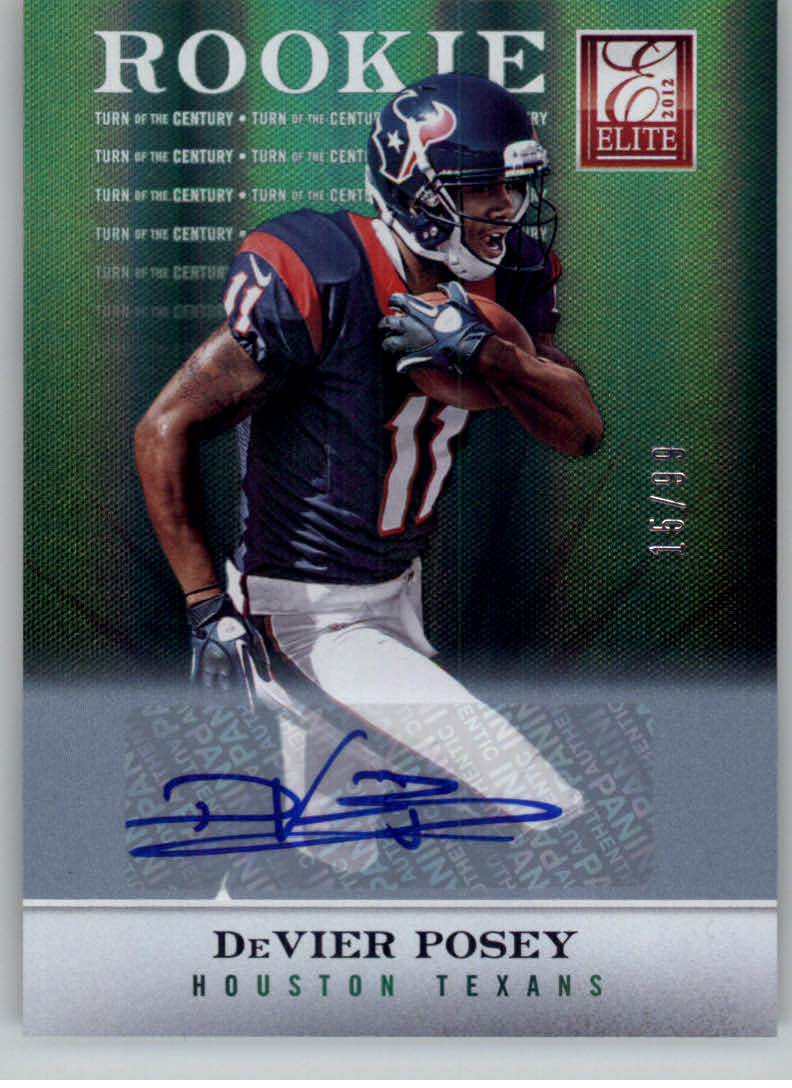 2012 Elite Turn of the Century Autographs #176 DeVier Posey/99