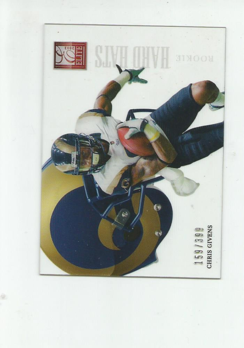 2012 Elite Rookie Hard Hats #38 Chris Givens
