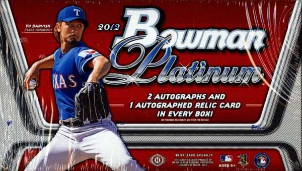 2012 Bowman Platinum Baseball Hobby Box