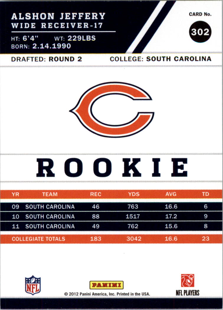 2012 Score Football Card Pick (Base) 252-400