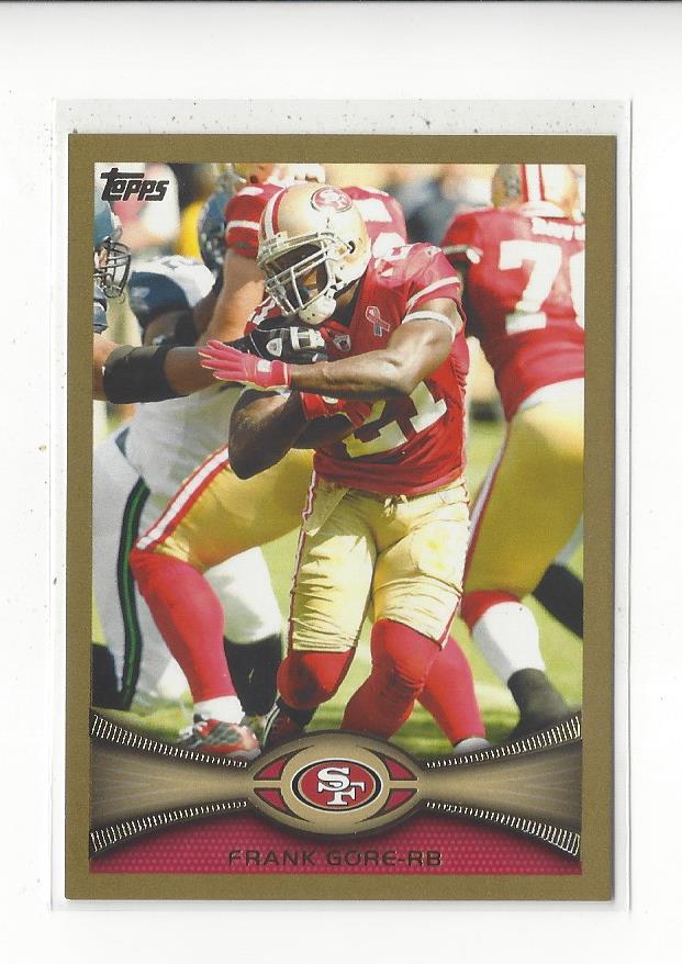 2012 Topps Gold #230 Frank Gore