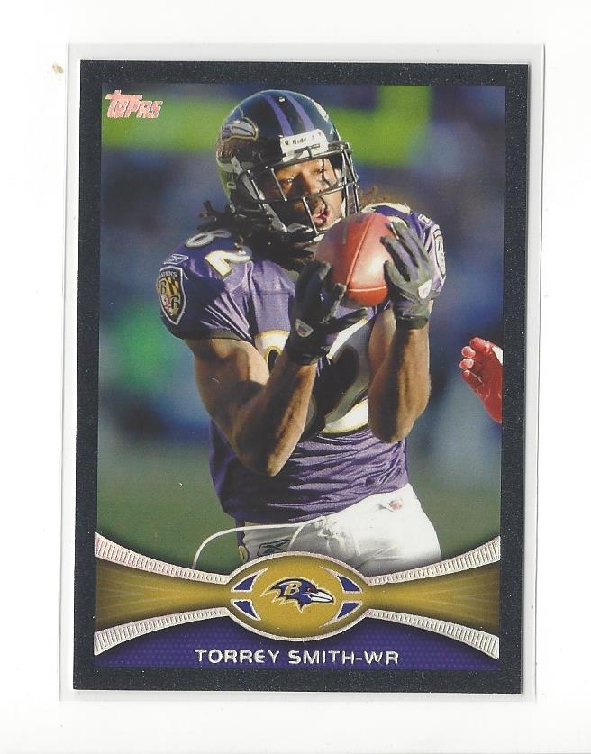 2012 Topps Black #187 Torrey Smith