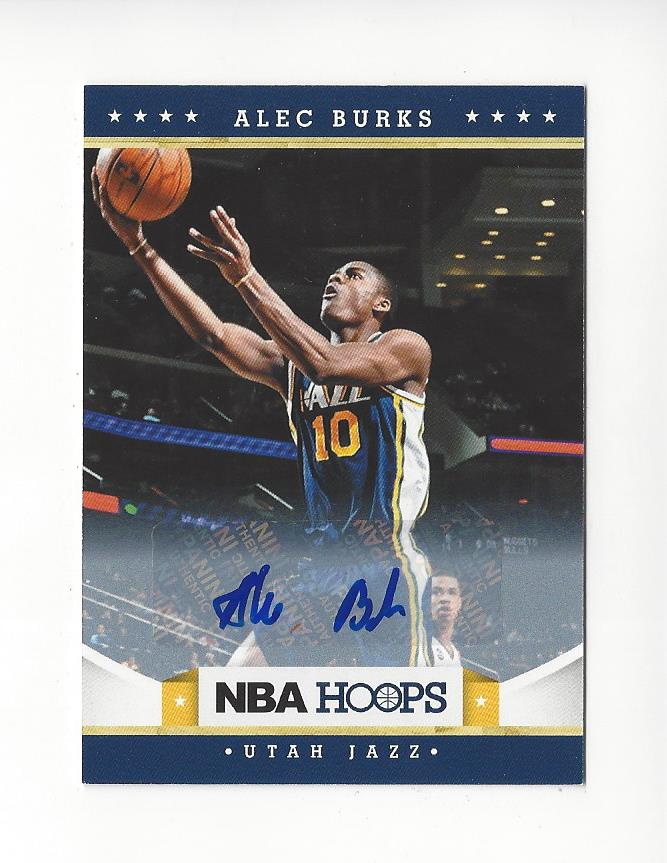 2012-13 Hoops Autographs #233 Alec Burks