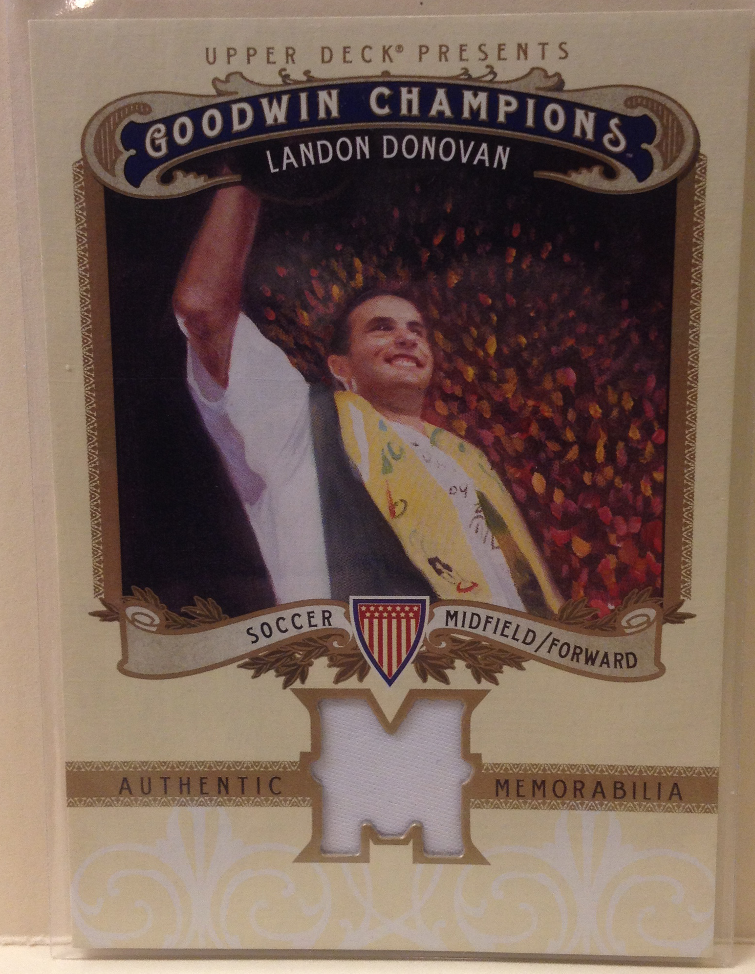 2012 Upper Deck Goodwin Champions Memorabilia #MLD Landon Donovan C