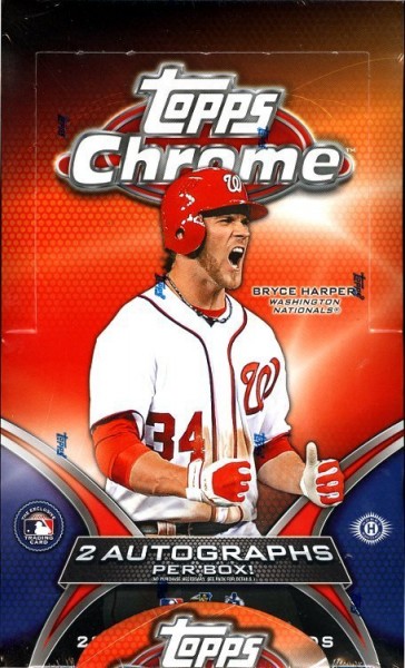 2012 Topps Chrome Baseball Hobby Box