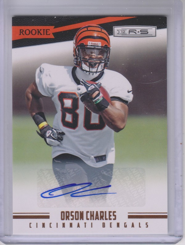 2012 Rookies and Stars Autographs #200 Orson Charles/199