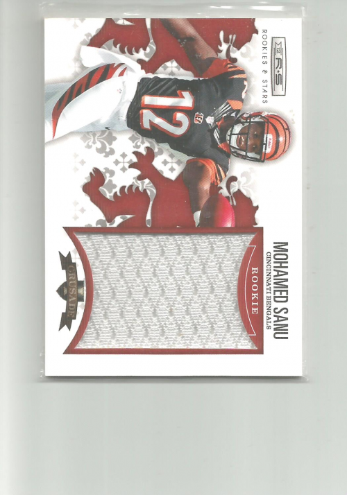 2012 Rookies and Stars Rookie Crusade Materials Red #6 Mohamed Sanu