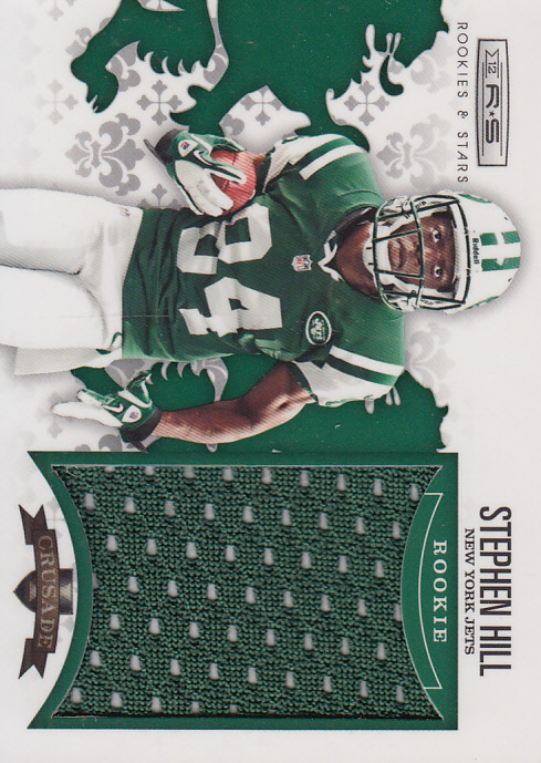 2012 Rookies and Stars Rookie Crusade Materials Green #18 Stephen Hill