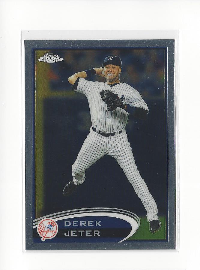2012 Topps Chrome #84A Derek Jeter Jumping