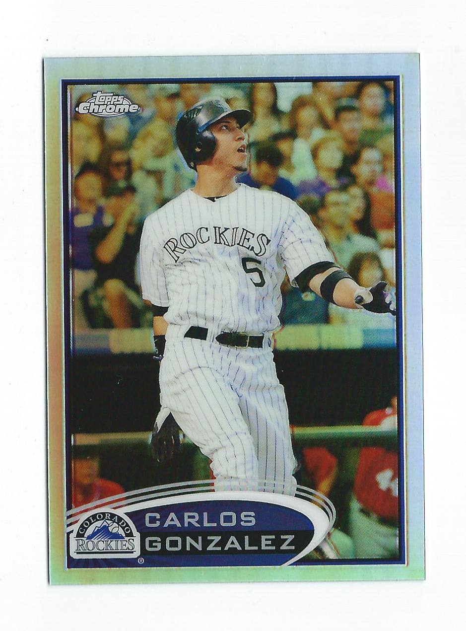 2012 Topps Chrome Refractors #85 Carlos Gonzalez