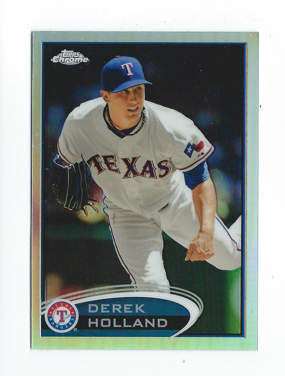 2012 Topps Chrome Refractors #92 Derek Holland