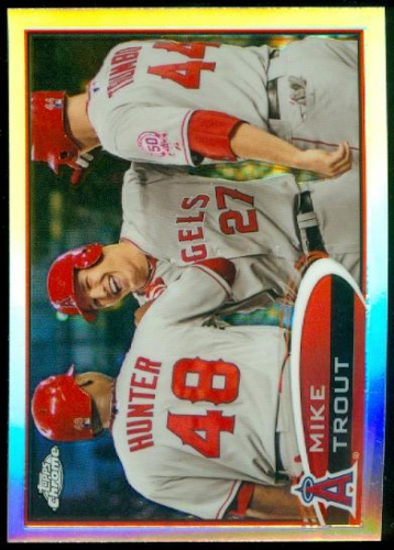 2012 Topps Chrome Refractors #144 Mike Trout