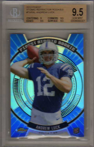 2012 Finest Atomic Refractor Rookies #FARAL Andrew Luck