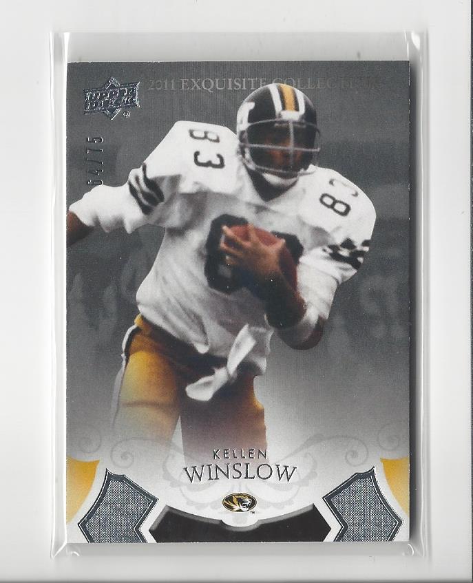 2011 Exquisite Collection #23 Kellen Winslow Sr.
