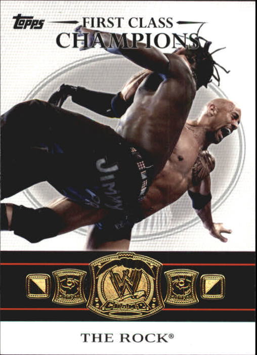 2012 Topps WWE First Class Champions #8 The Rock