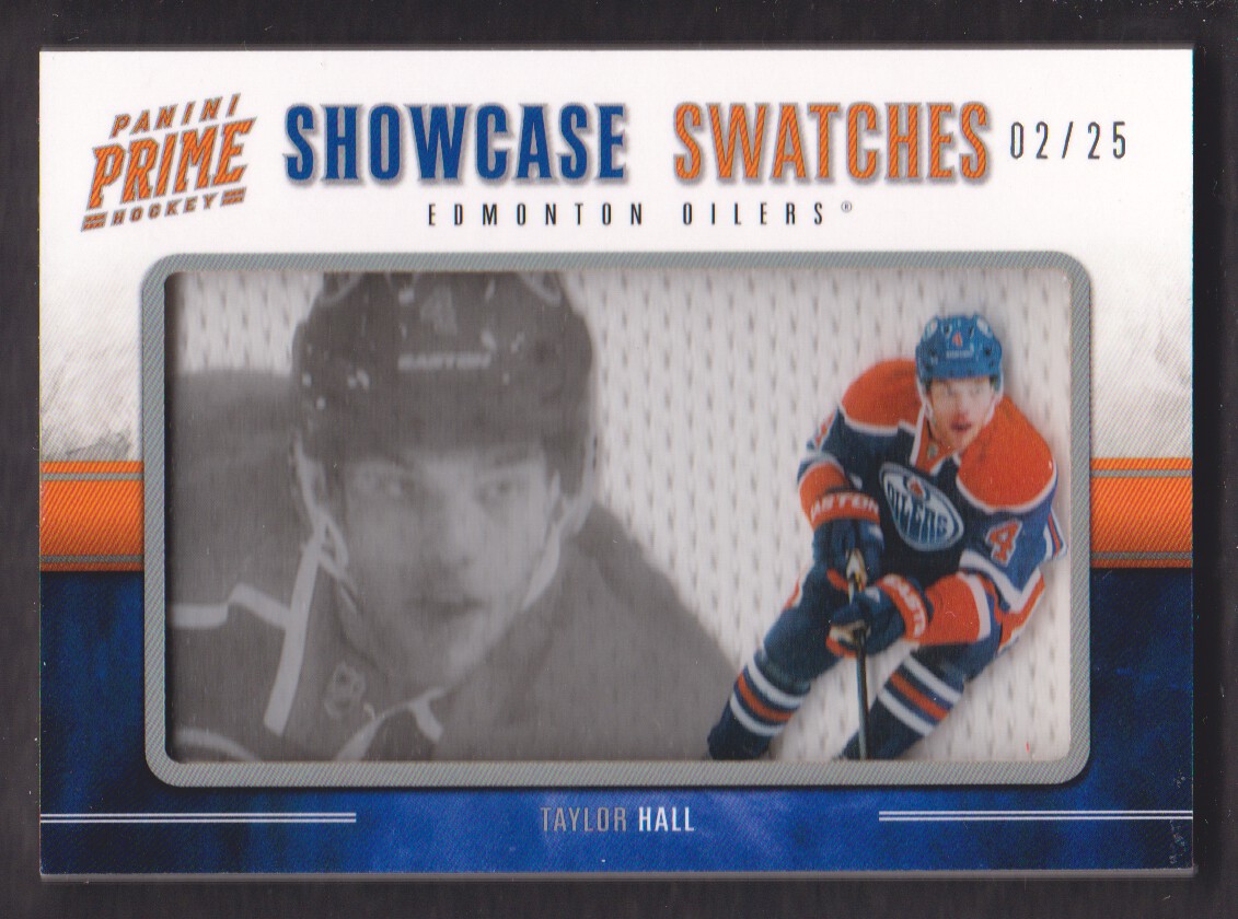 2011-12 Panini Prime Showcase Swatches #39 Taylor Hall