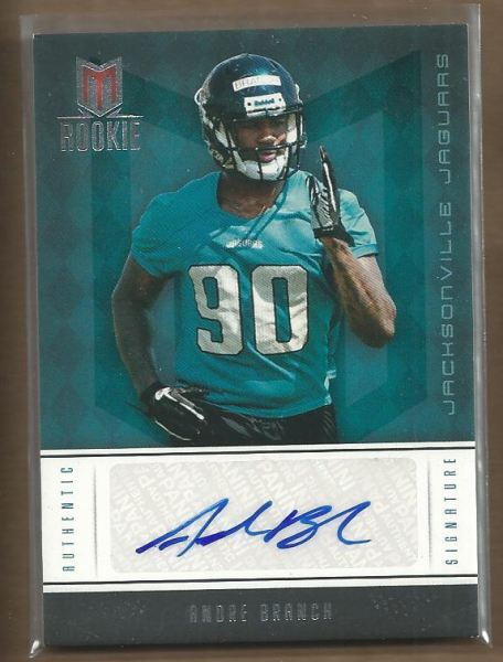 2012 Momentum #138 Andre Branch AU/399 RC