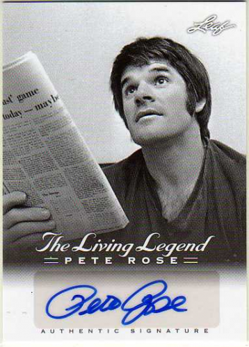 2012 Leaf Pete Rose The Living Legend Autographs #AU9 Pete Rose