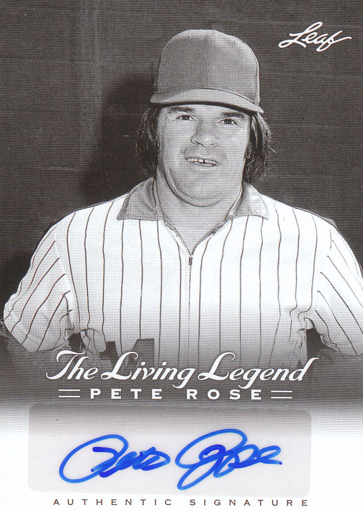 2012 Leaf Pete Rose The Living Legend Autographs #AU34 Pete Rose