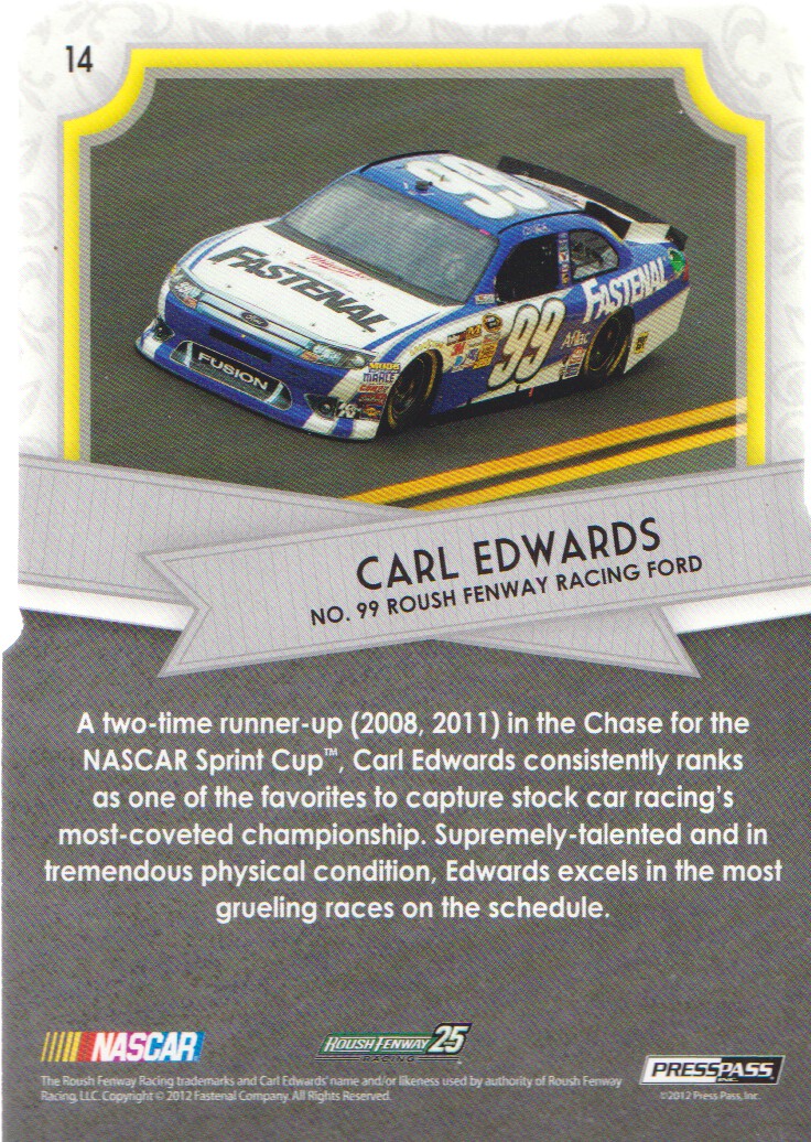 2012 Press Pass FanFare NASCAR Racing Cards Holofoil Die Cuts: Pick From List - Picture 5 of 37