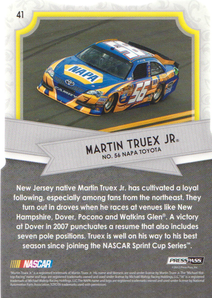 2012 Press Pass FanFare NASCAR Racing Cards Holofoil Die Cuts: Pick From List - Picture 15 of 37