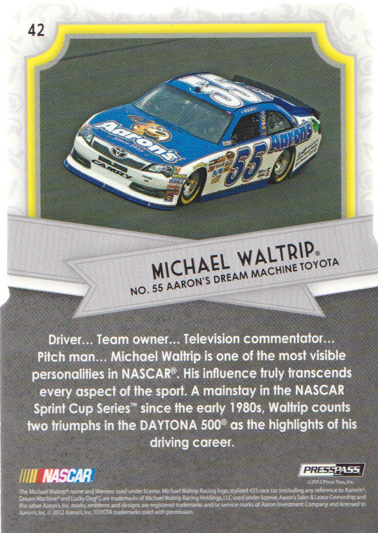 2012 Press Pass FanFare NASCAR Racing Cards Holofoil Die Cuts: Pick From List - Picture 17 of 37