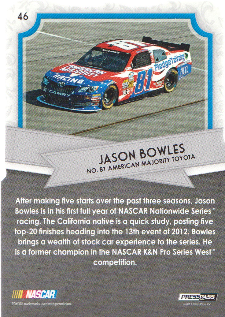 2012 Press Pass FanFare NASCAR Racing Cards Holofoil Die Cuts: Pick From List - Picture 19 of 37