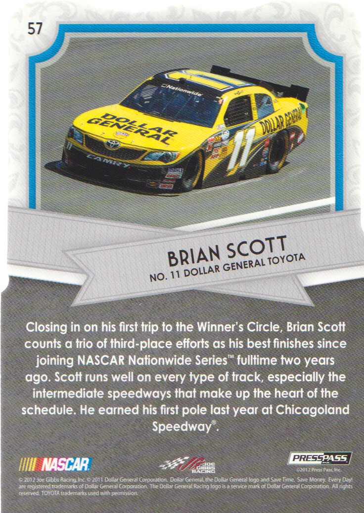 2012 Press Pass FanFare NASCAR Racing Cards Holofoil Die Cuts: Pick From List - Picture 21 of 37