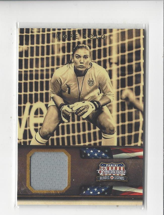 2012 Americana Heroes and Legends Materials #99 Hope Solo/225