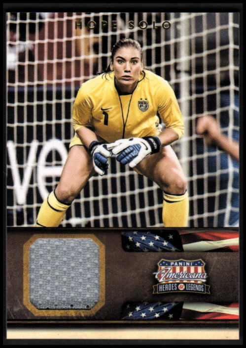 2012 Americana Heroes and Legends Materials #99 Hope Solo/225