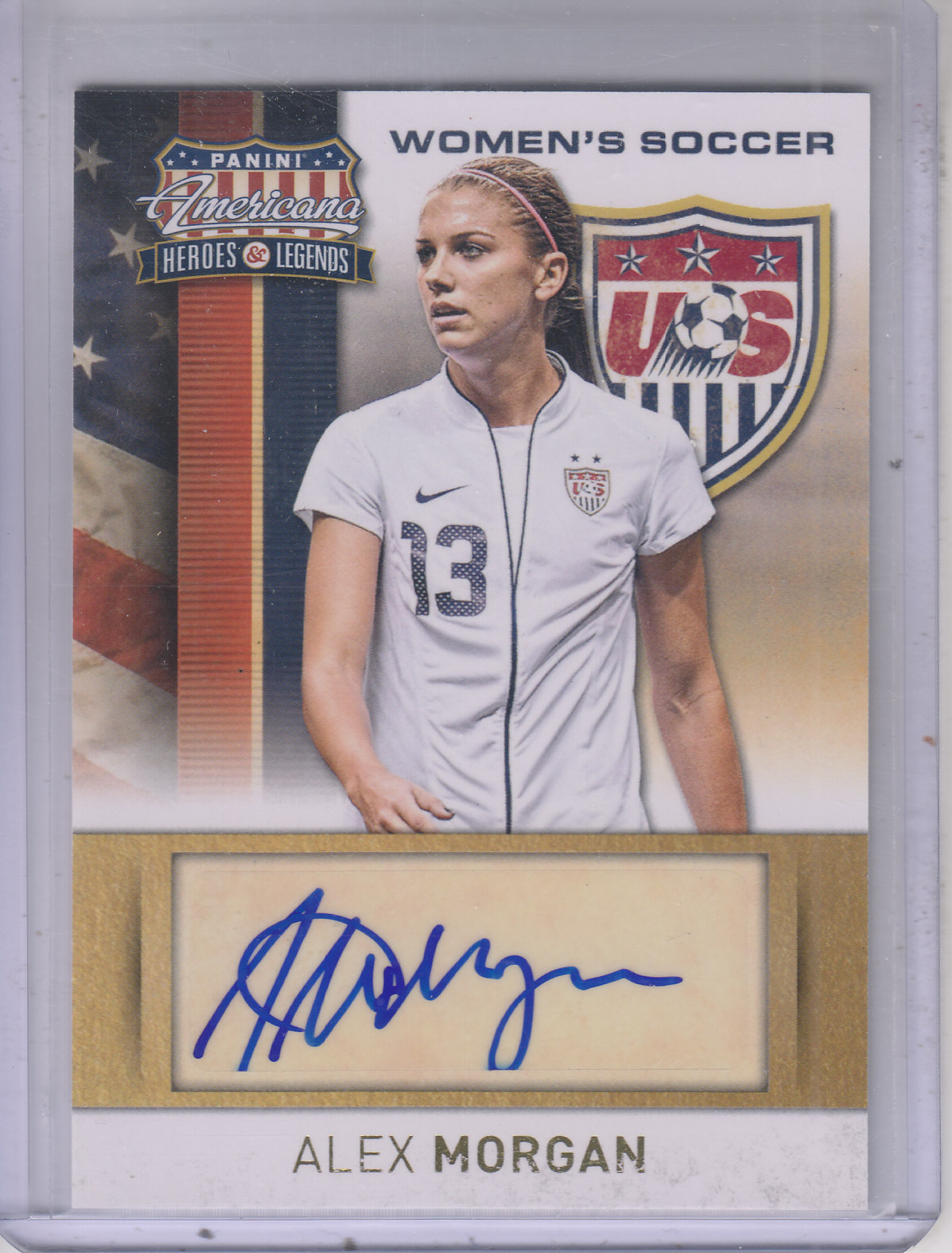 2012 Americana Heroes and Legends US Women's Soccer Autographs #2 Alex Morgan