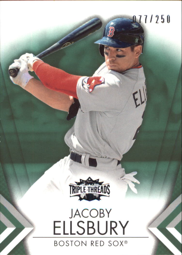 2012 Topps Triple Threads Emerald #55 Jacoby Ellsbury