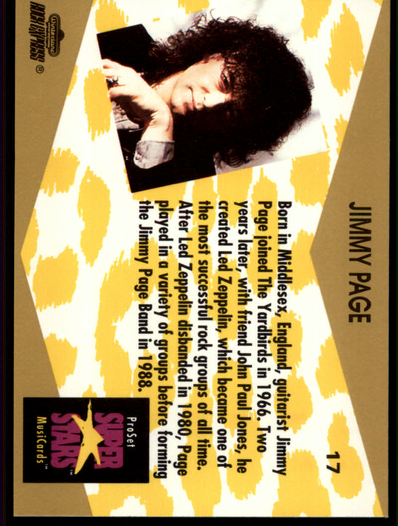 Superstars Musicards (1991 Pro Set) "Main Set" Cards #1 to #130 - Picture 35 of 257