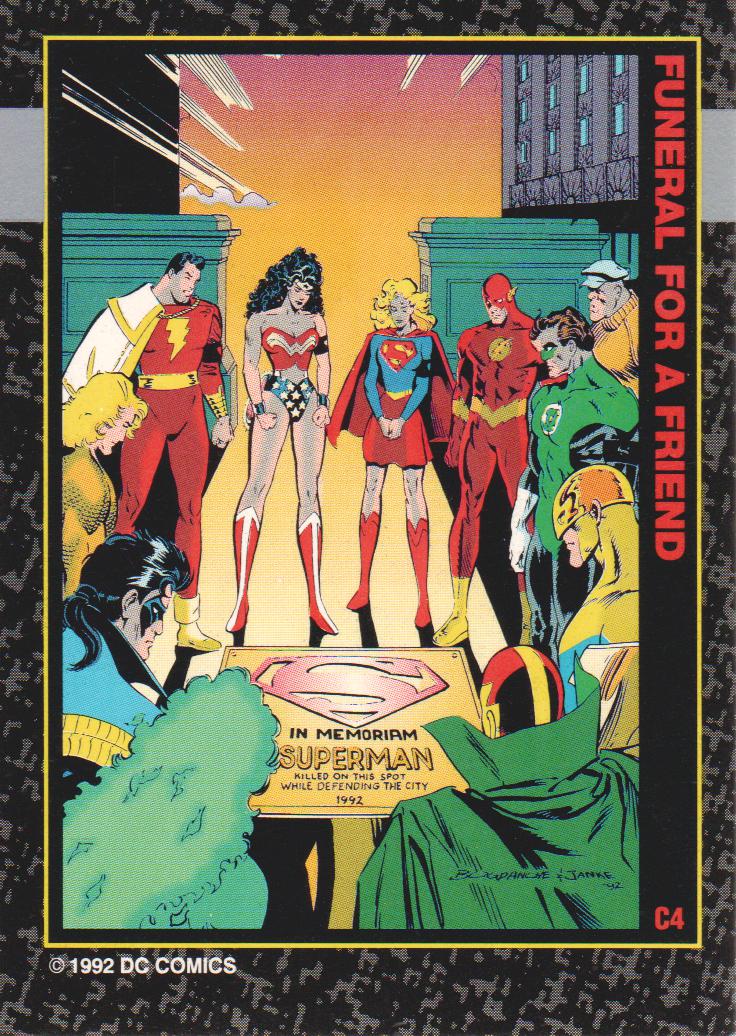 1992 SkyBox Doomsday The Death of Superman BASE Trading Cards Pick From List - Picture 19 of 20