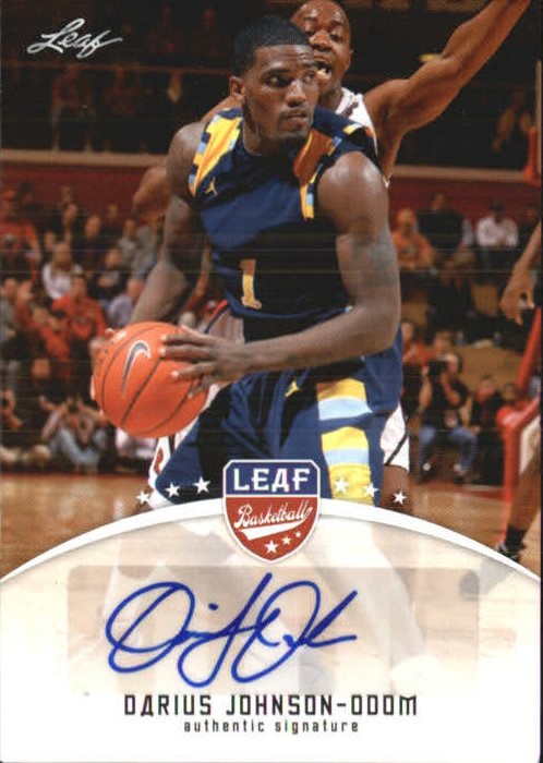 2012-13 Leaf Autographs #DJO Darius Johnson-Odom