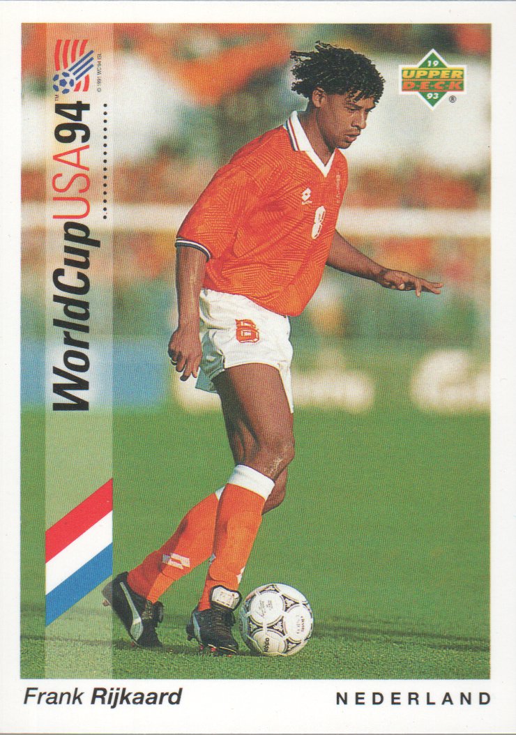 1993 Upper Deck World Cup 94 Preview English/German #18 Frank Rijkaard