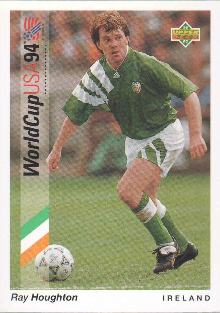 1993 Upper Deck World Cup 94 Preview English/German #32 Ray Houghton