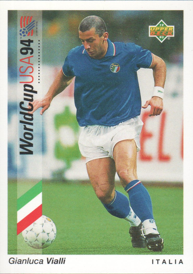 1993 Upper Deck World Cup 94 Preview English/German #38 Gianluca Vialli
