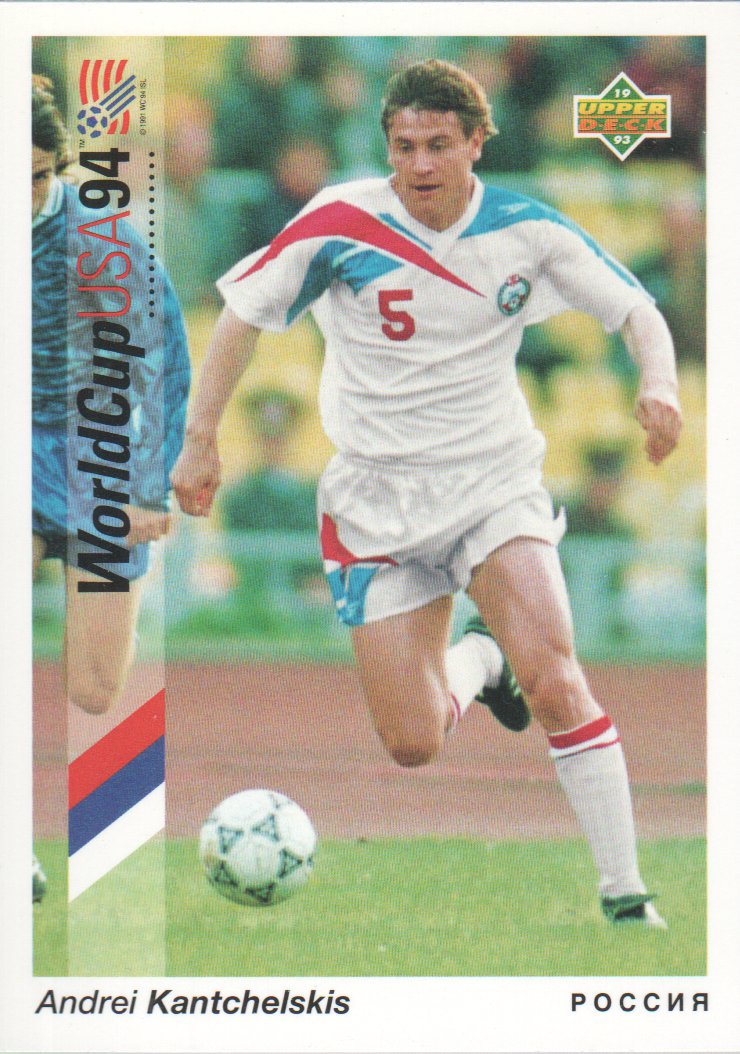 1993 Upper Deck World Cup 94 Preview English/German #42 Andrei Kantchelskis