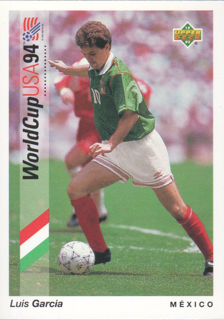 1993 Upper Deck World Cup 94 Preview English/German #58 Luis Carcia