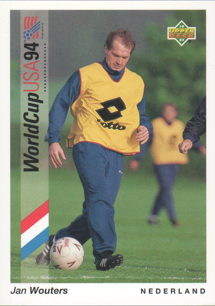 1993 Upper Deck World Cup 94 Preview English/German #62 Jan Wouters