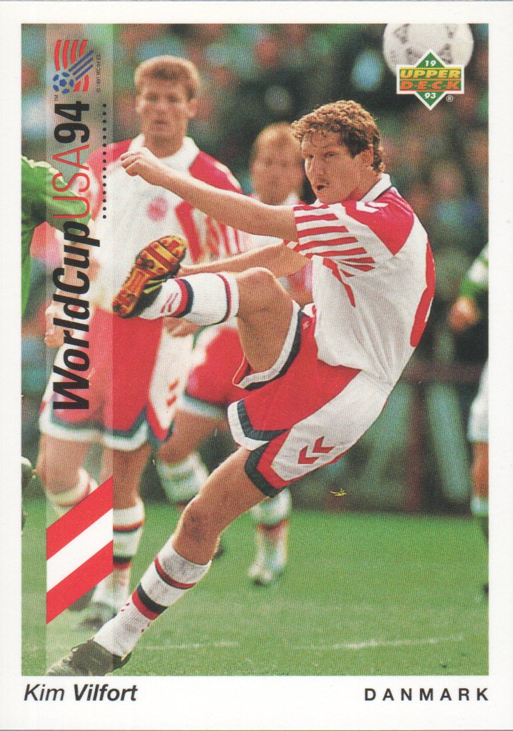 1993 Upper Deck World Cup 94 Preview English/German #68 Kim Vilfort