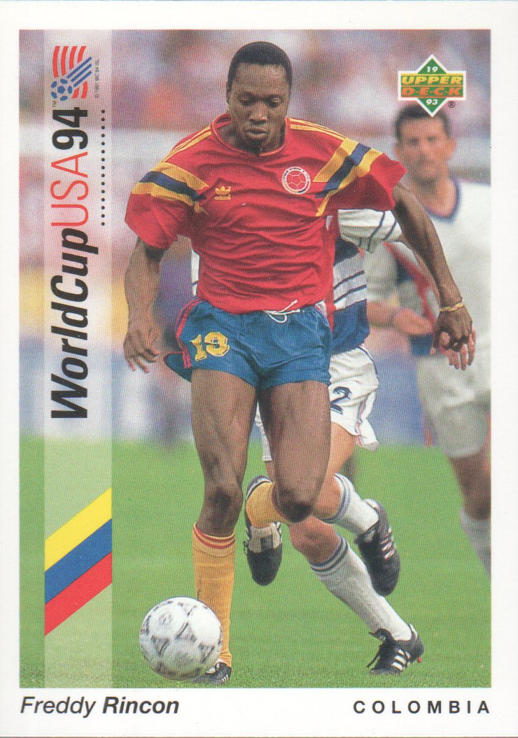 1993 Upper Deck World Cup 94 Preview English/German #83 Freddy Rincon
