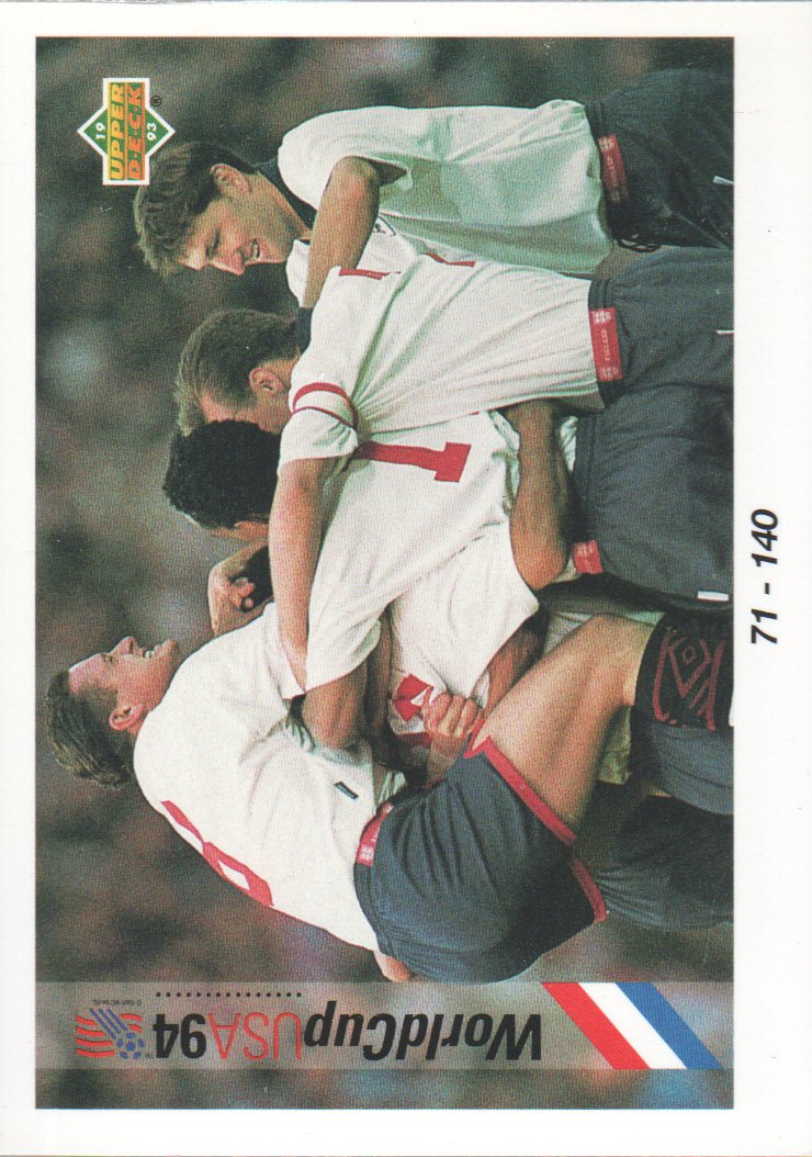 1993 Upper Deck World Cup 94 Preview English/German #90 Checklist 71-140