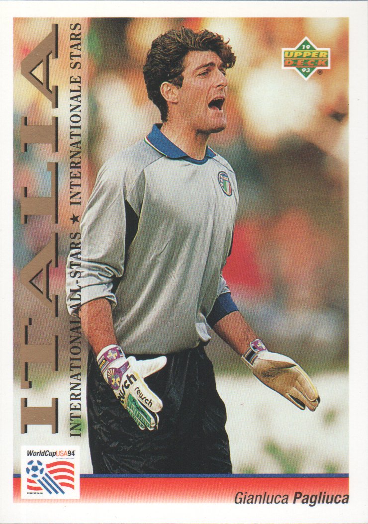 1993 Upper Deck World Cup 94 Preview English/German #113 Gianluca Pagliuca